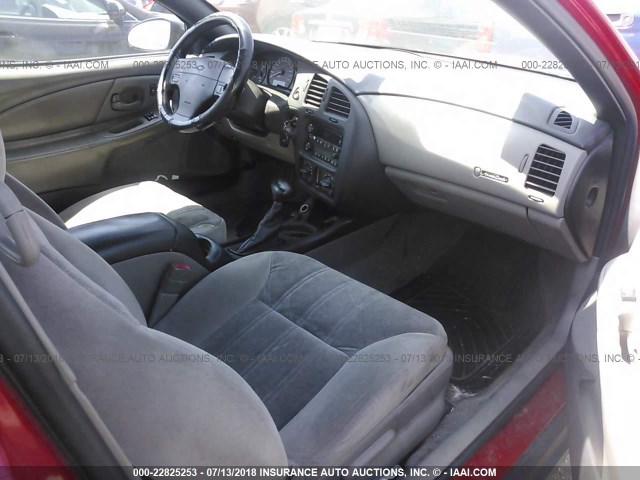 2G1WW12E659233426 - 2005 CHEVROLET MONTE CARLO LS RED photo 5