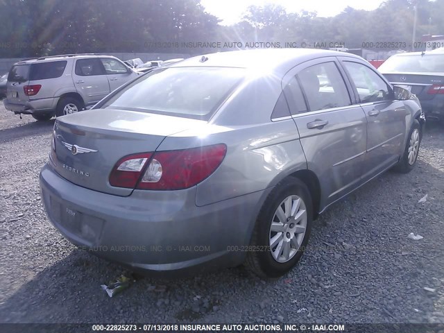 1C3LC46K67N515395 - 2007 CHRYSLER SEBRING GRAY photo 4