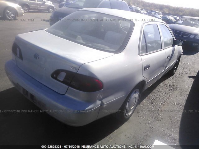 1NXBR12E0YZ310145 - 2000 TOYOTA COROLLA VE/CE/LE 银色 照片 4