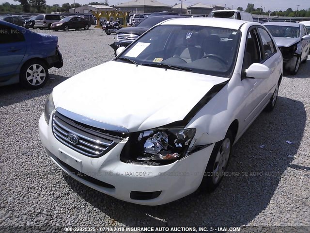 KNAFE222295640505 - 2009 KIA SPECTRA EX/LX/SX WHITE photo 6