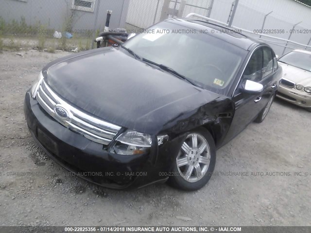 1FAHP25W08G143577 - 2008 FORD TAURUS LIMITED BLACK photo 2