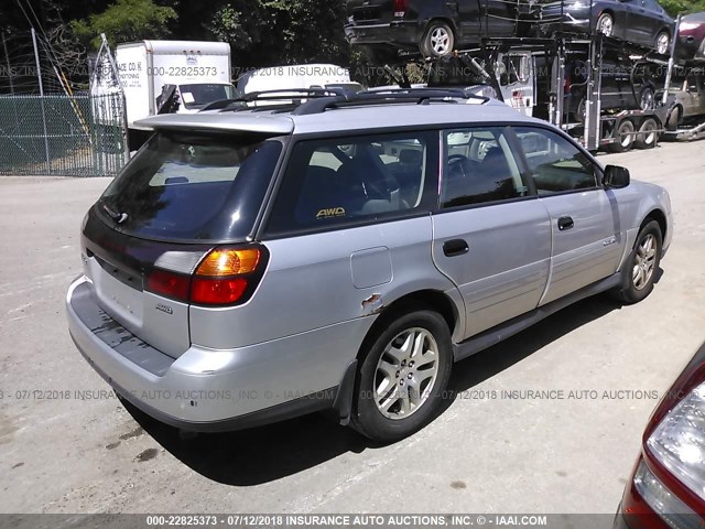 4S3BH675X47626383 - 2004 SUBARU LEGACY OUTBACK AWP 银色 照片 4