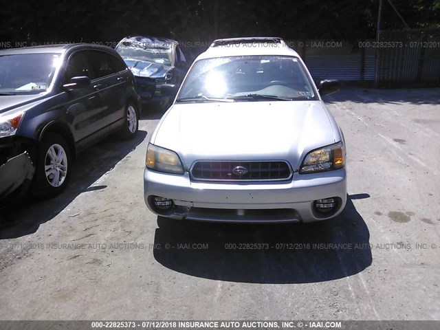 4S3BH675X47626383 - 2004 SUBARU LEGACY OUTBACK AWP 银色 照片 6