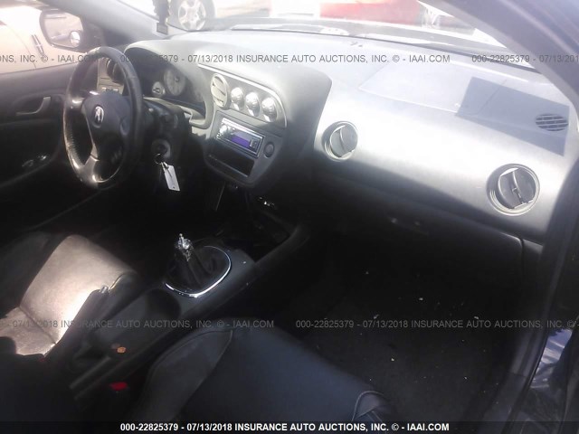 JH4DC53056S016434 - 2006 ACURA RSX TYPE-S BLACK photo 5