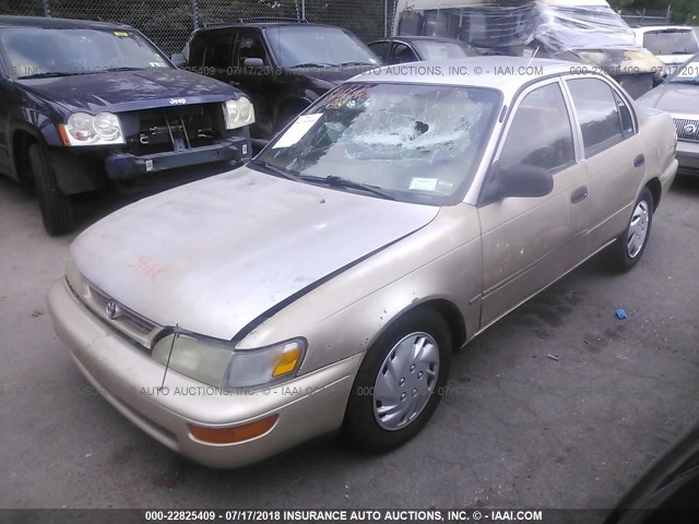 2T1BA02E6TC129532 - 1996 TOYOTA COROLLA GOLD photo 2