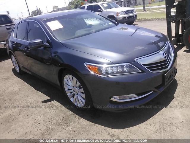 JH4KC1F94EC002799 - 2014 ACURA RLX ADVANCE ნაცრისფერი ფოტო 1
