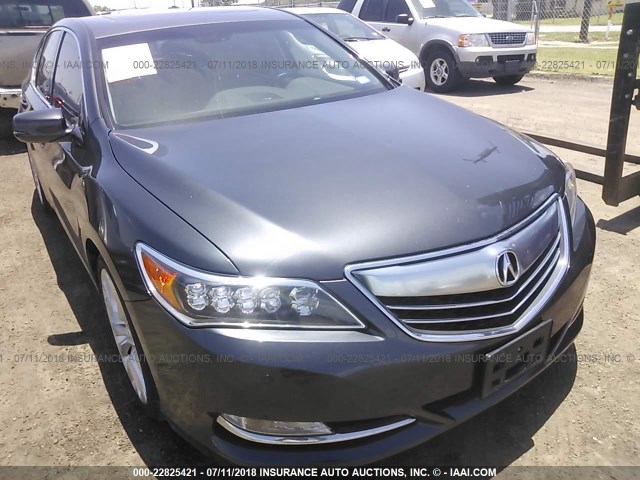 JH4KC1F94EC002799 - 2014 ACURA RLX ADVANCE GRAY photo 6