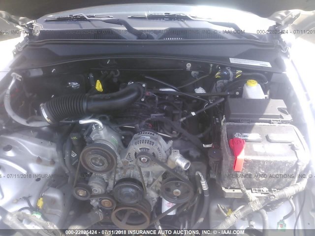 1J4PN3GK7BW578339 - 2011 JEEP LIBERTY RENEGADE SILVER photo 10