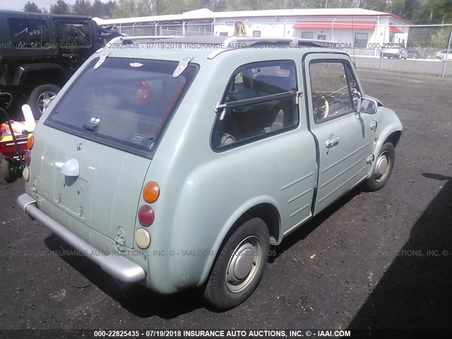 PK10107616 - 1989 NISSAN PAO  TURQUOISE photo 4