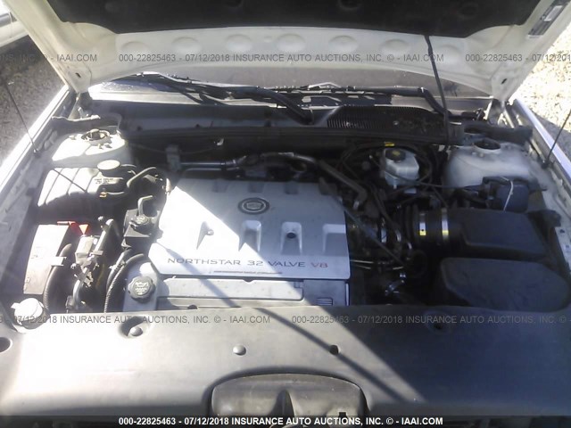 1G6KD54YX2U302565 - 2002 CADILLAC DEVILLE CREAM photo 10