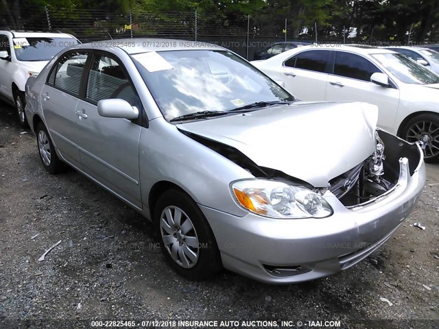 JTDBR32E730023966 - 2003 TOYOTA COROLLA CE/LE SILVER photo 1