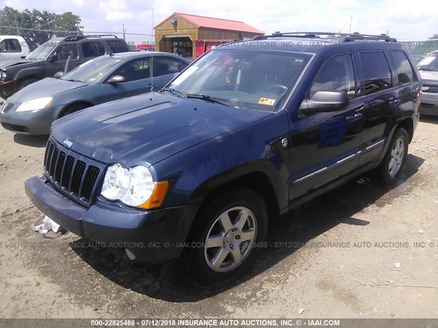 1J8HR48P29C531061 - 2009 JEEP GRAND CHEROKEE LAREDO Dark Blue photo 2