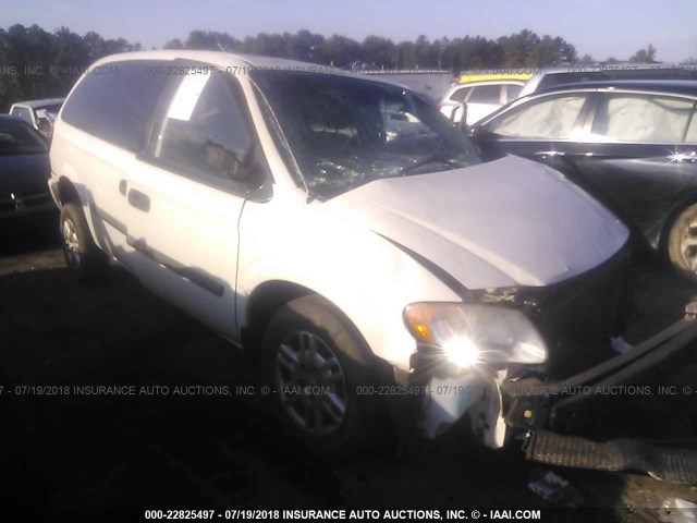 1D4GP24E47B251469 - 2007 DODGE GRAND CARAVAN SE WHITE photo 1