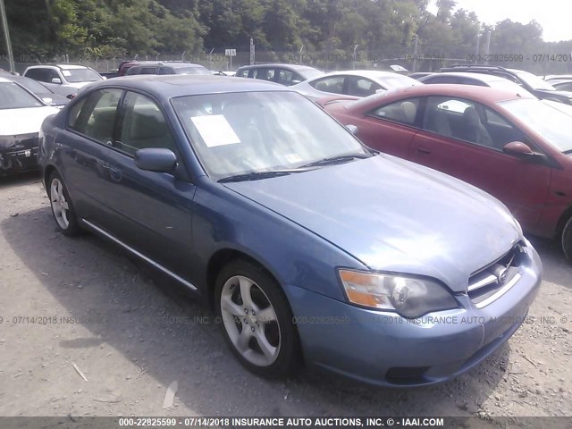 4S3BL626167210112 - 2006 SUBARU LEGACY 2.5I LIMITED BLUE photo 1