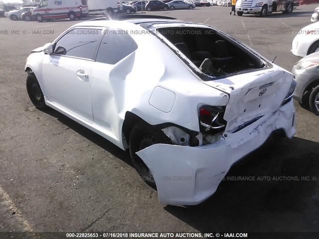 JTKJF5C73E3077887 - 2014 TOYOTA SCION TC 白色 照片 3