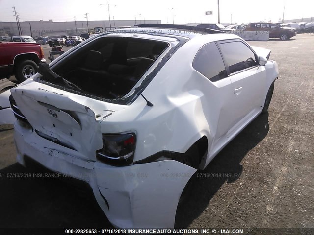 JTKJF5C73E3077887 - 2014 TOYOTA SCION TC 白色 照片 4
