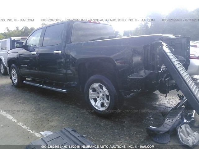 3GCPCRECXFG227486 - 2015 CHEVROLET SILVERADO C1500 LT BLACK photo 3