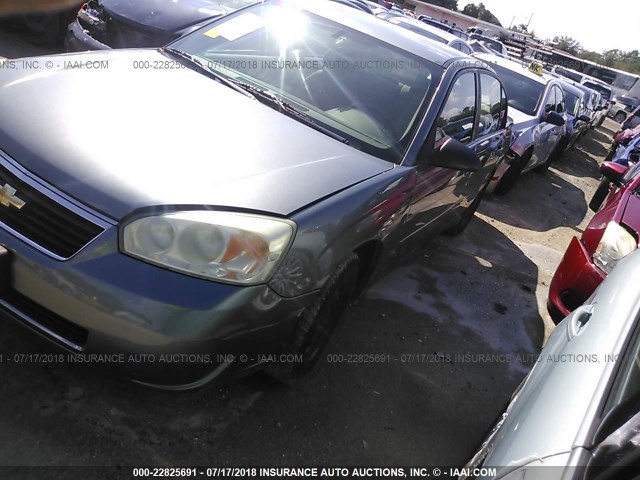 1G1ZS51F06F102060 - 2006 CHEVROLET MALIBU LS GRAY photo 2