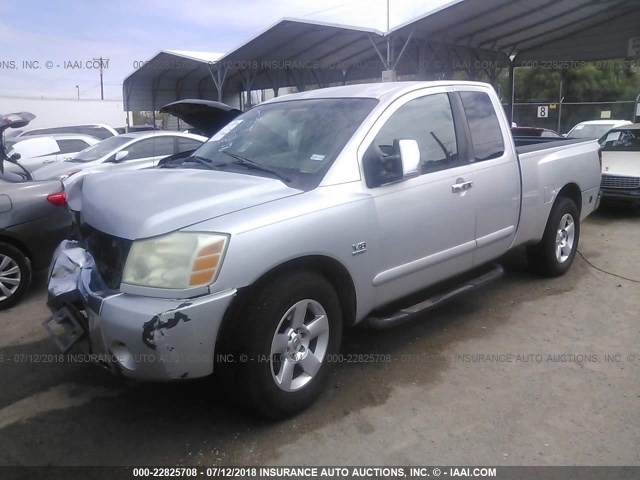 1N6AA06A54N537129 - 2004 NISSAN TITAN XE/SE/LE 银色 照片 2