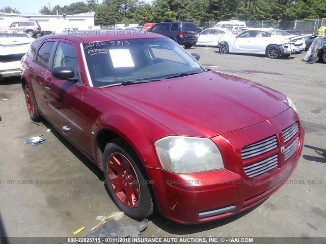 2D4FV48T75H112172 - 2005 DODGE MAGNUM SE RED photo 1