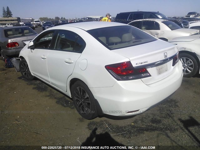 19XFB2F90DE217227 - 2013 HONDA CIVIC EXL 白色 照片 3