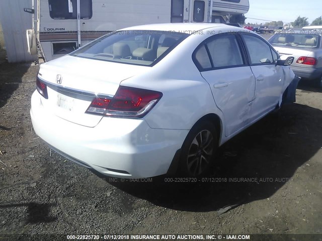 19XFB2F90DE217227 - 2013 HONDA CIVIC EXL 白色 照片 4