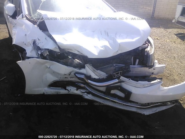 19XFB2F90DE217227 - 2013 HONDA CIVIC EXL 白色 照片 6
