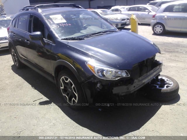 JF2GPABC9H8217293 - 2017 SUBARU CROSSTREK PREMIUM ნაცრისფერი ფოტო 1