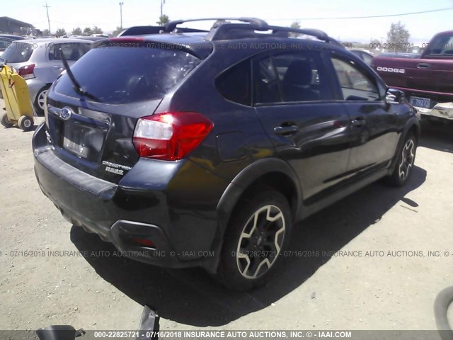 JF2GPABC9H8217293 - 2017 SUBARU CROSSTREK PREMIUM GRAY photo 4