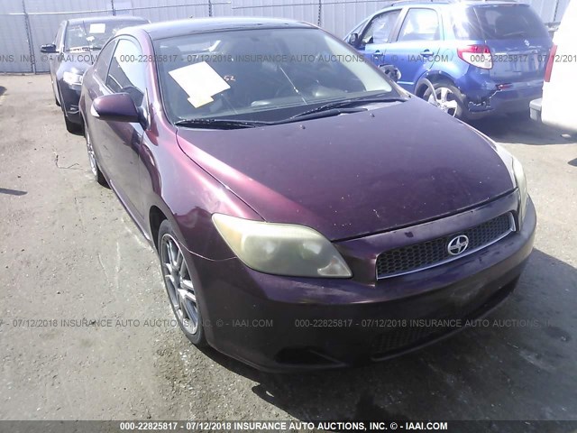 JTKDE177260076168 - 2006 TOYOTA SCION TC 栗色 照片 6