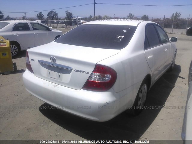 4T1BE32K84U375302 - 2004 TOYOTA CAMRY LE/XLE/SE 白色 照片 4