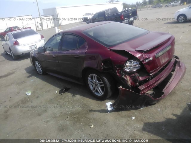 2G2WR554561150793 - 2006 PONTIAC GRAND PRIX GT RED photo 3