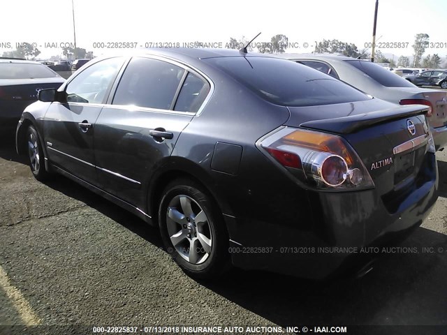 1N4CL21E57C222168 - 2007 NISSAN ALTIMA HYBRID GRAY photo 3