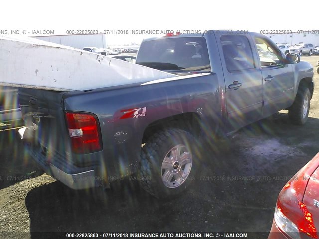 3GCEK33319G277403 - 2009 CHEVROLET SILVERADO K1500 LTZ GRAY photo 4