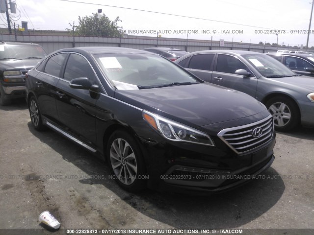 5NPE34AFXGH268168 - 2016 HYUNDAI SONATA SPORT/LIMITED BLACK photo 1