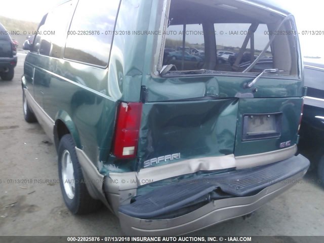 1GKDM19W5WB500773 - 1998 GMC SAFARI XT GREEN photo 6