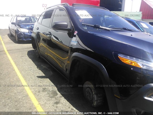 1C4PJMBS4FW681979 - 2015 JEEP CHEROKEE TRAILHAWK 黑色 照片 6