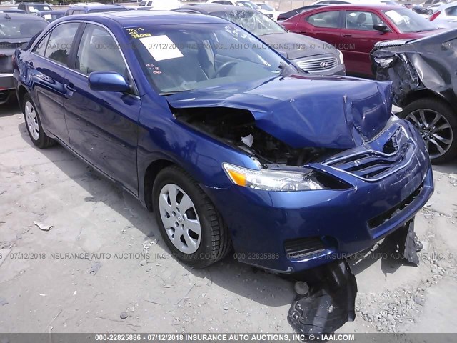 4T4BF3EK6AR082279 - 2010 TOYOTA CAMRY SE/LE/XLE BLUE photo 1