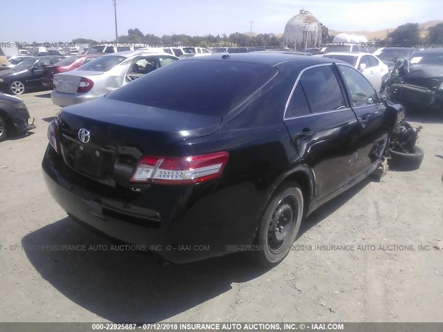 4T1BF3EK1BU199943 - 2011 TOYOTA CAMRY SE/LE/XLE BLACK photo 4