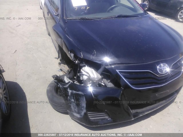 4T1BF3EK1BU199943 - 2011 TOYOTA CAMRY SE/LE/XLE BLACK photo 6