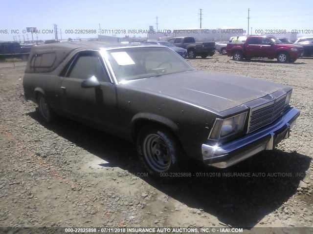 1W80H9Z443620 - 1979 CHEVROLET EL CAMINO GREEN photo 1