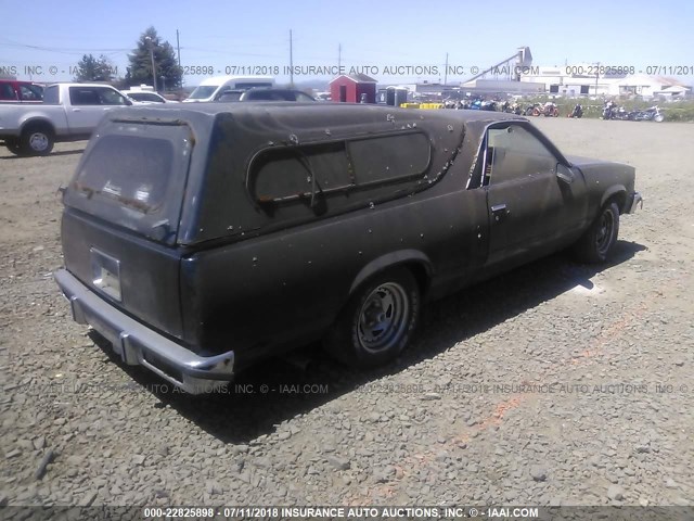 1W80H9Z443620 - 1979 CHEVROLET EL CAMINO GREEN photo 4