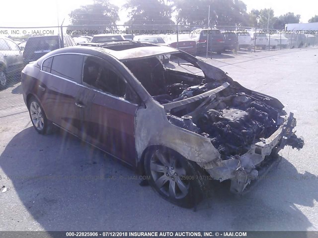 1G4GE5ED2BF189528 - 2011 BUICK LACROSSE CXS RED photo 1