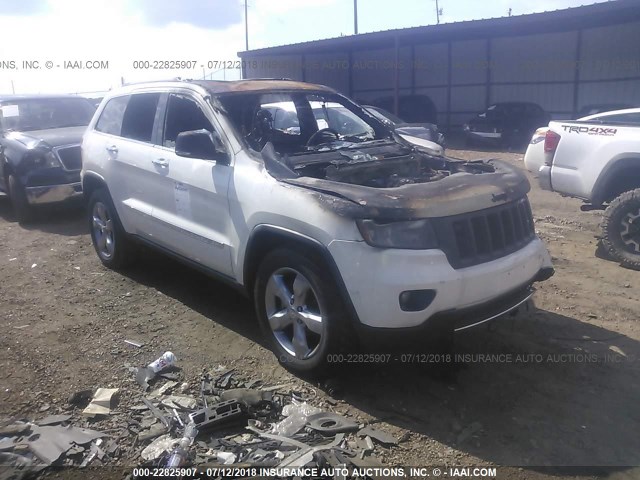 1J4RS6GT4BC557249 - 2011 JEEP GRAND CHEROKEE OVERLAND WHITE photo 1