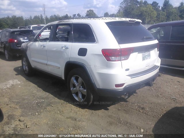 1J4RS6GT4BC557249 - 2011 JEEP GRAND CHEROKEE OVERLAND WHITE photo 3