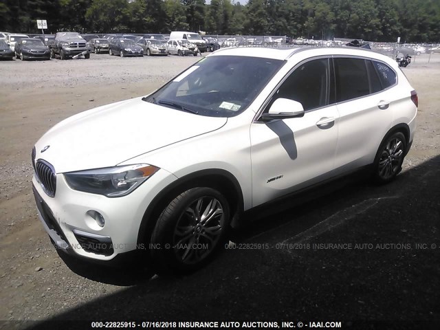 WBXHT3C39G5E52145 - 2016 BMW X1 XDRIVE28I WHITE photo 2