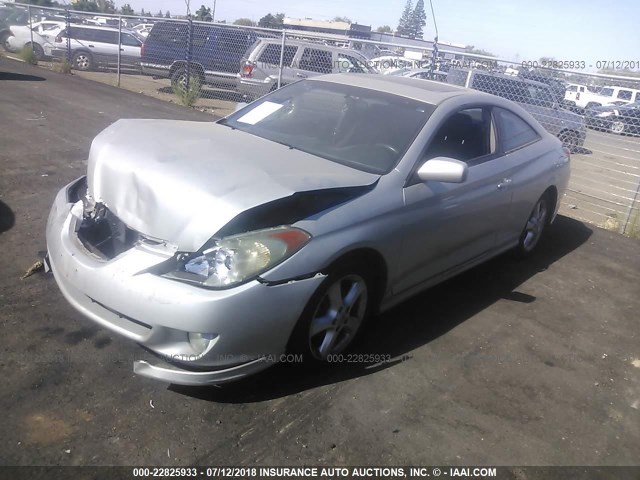 4T1CA38P36U097513 - 2006 TOYOTA CAMRY SOLARA SE/SLE SILVER photo 2