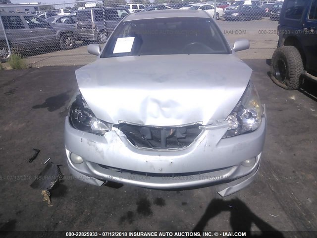 4T1CA38P36U097513 - 2006 TOYOTA CAMRY SOLARA SE/SLE SILVER photo 6
