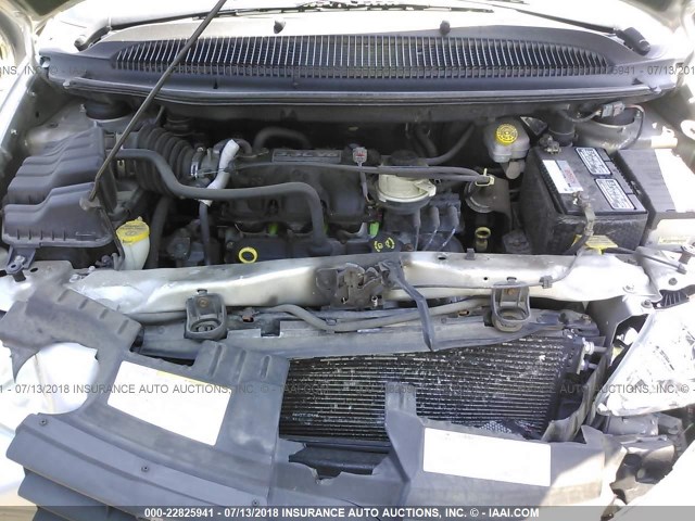 1C4GP45R75B284327 - 2005 CHRYSLER TOWN & COUNTRY  GRAY photo 10