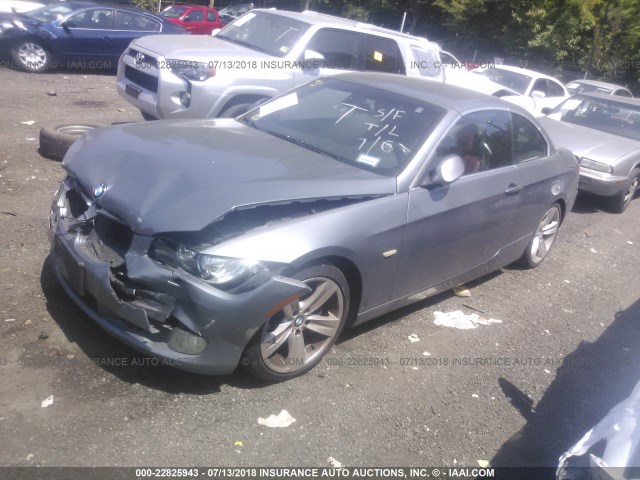 WBAWL73507PX50854 - 2007 BMW 335 I GRAY photo 2